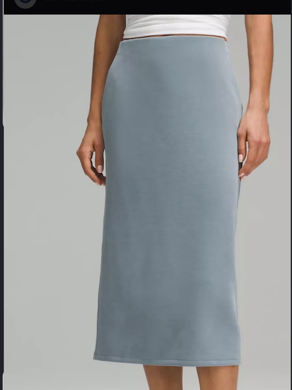 Lululemon SoftStream HR MIDI Skirt NWT